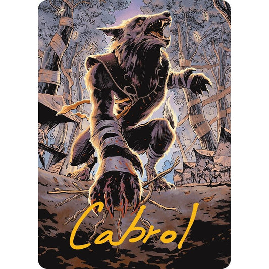 Image for Arlinn, Embraced by the Moon Art Card (Gold-Stamped Signature) (20) (AAINR) - Magic: The Gathering