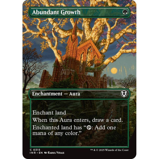 Image for Abundant Growth (Borderless) (315) (INR) - Magic: The Gathering