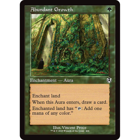 Image for Abundant Growth (Retro Frame) (406) (INR) - Magic: The Gathering