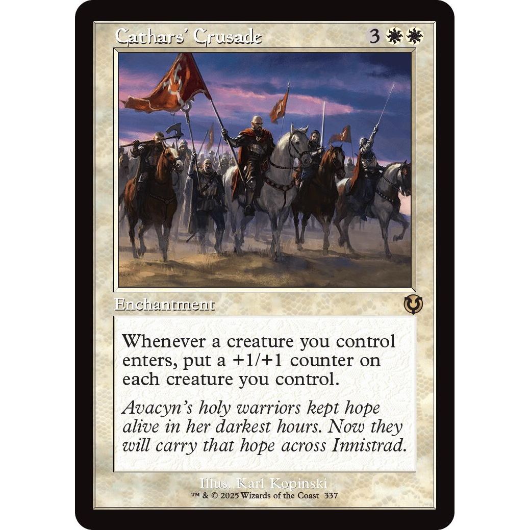Image for Cathars' Crusade (Retro Frame) (337) (INR) - Magic: The Gathering