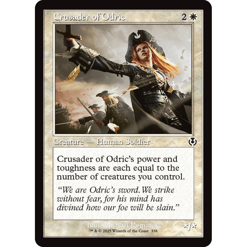 Image for Crusader of Odric (Retro Frame) (338) (INR) - Magic: The Gathering