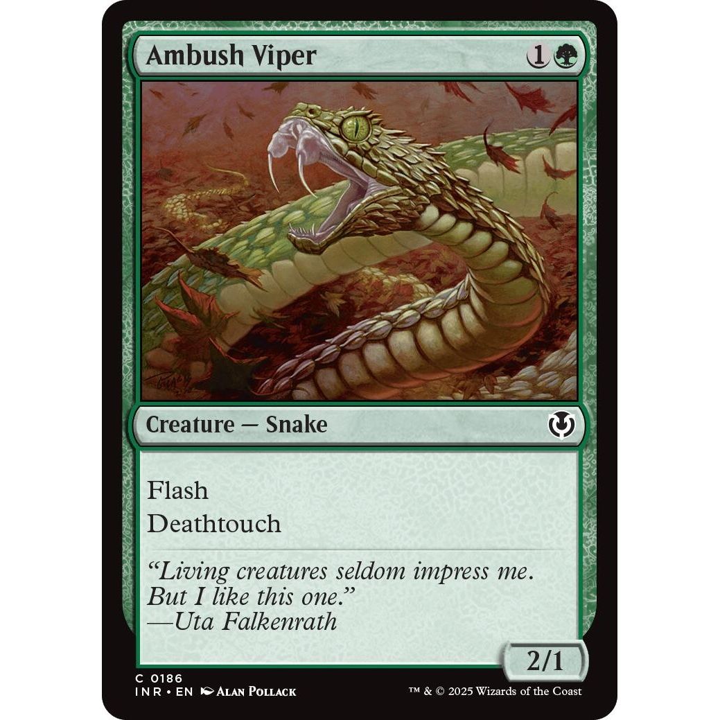Image for Ambush Viper (186) (INR) - Magic: The Gathering