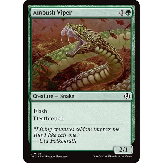 Image for Ambush Viper (186) (INR) - Magic: The Gathering