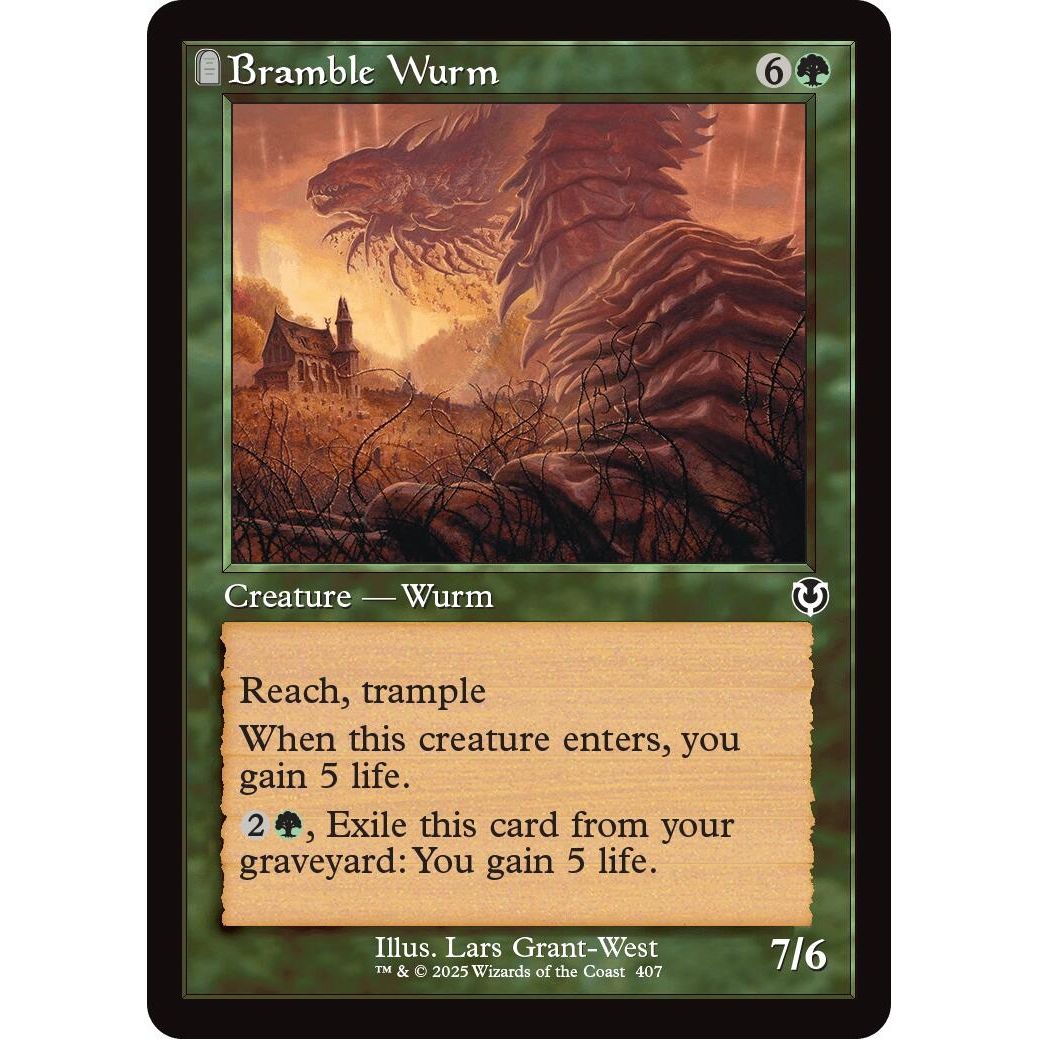 Image for Bramble Wurm (Retro Frame) (407) (INR) - Magic: The Gathering