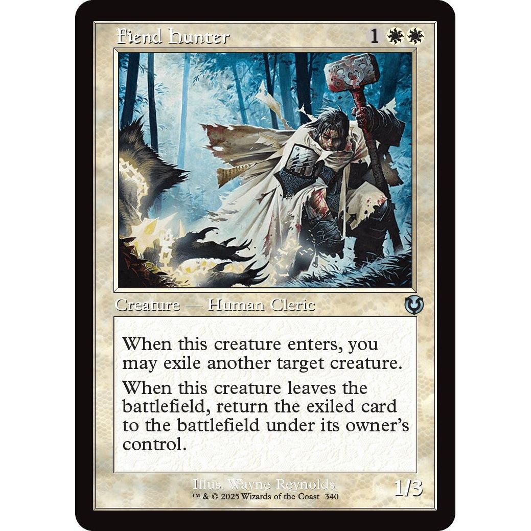 Image for Fiend Hunter (Retro Frame) (340) (INR) - Magic: The Gathering