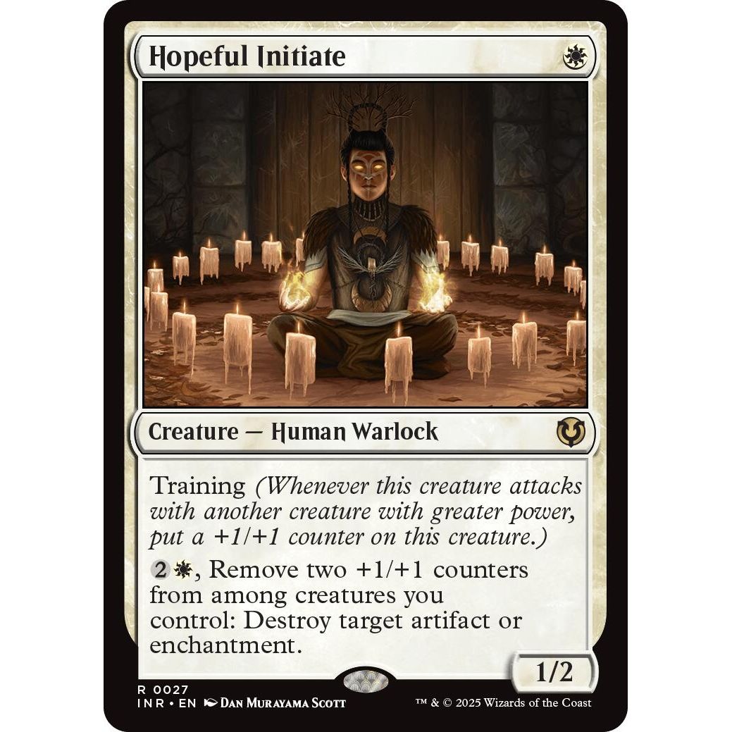 Image for Hopeful Initiate (27) (INR) - Magic: The Gathering