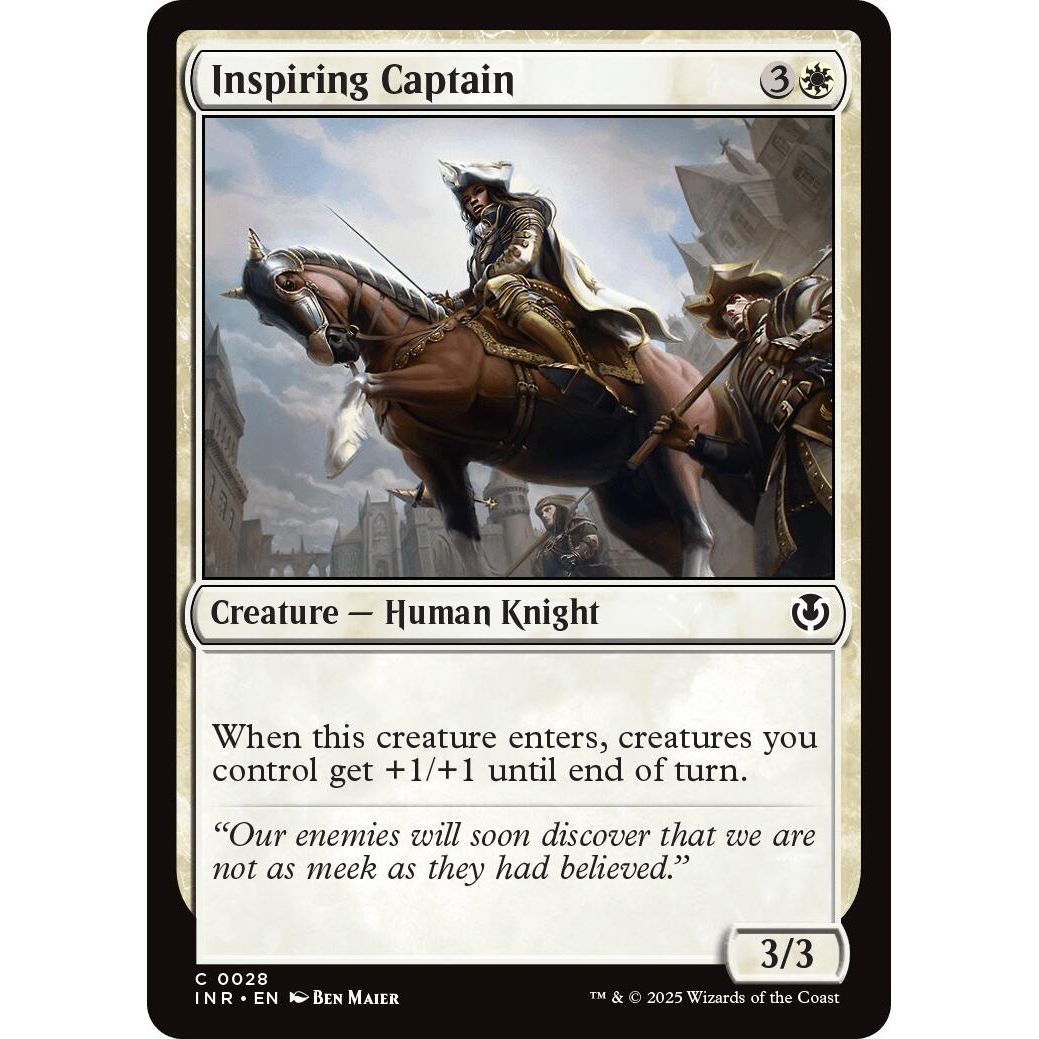Image for Inspiring Captain (28) (INR) - Magic: The Gathering