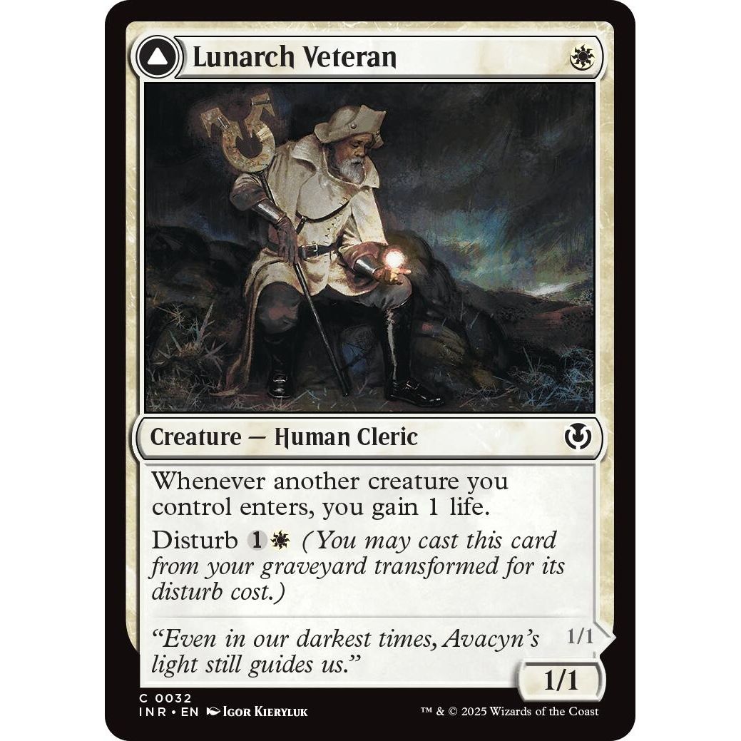 Image for Lunarch Veteran (32) (INR) - Magic: The Gathering