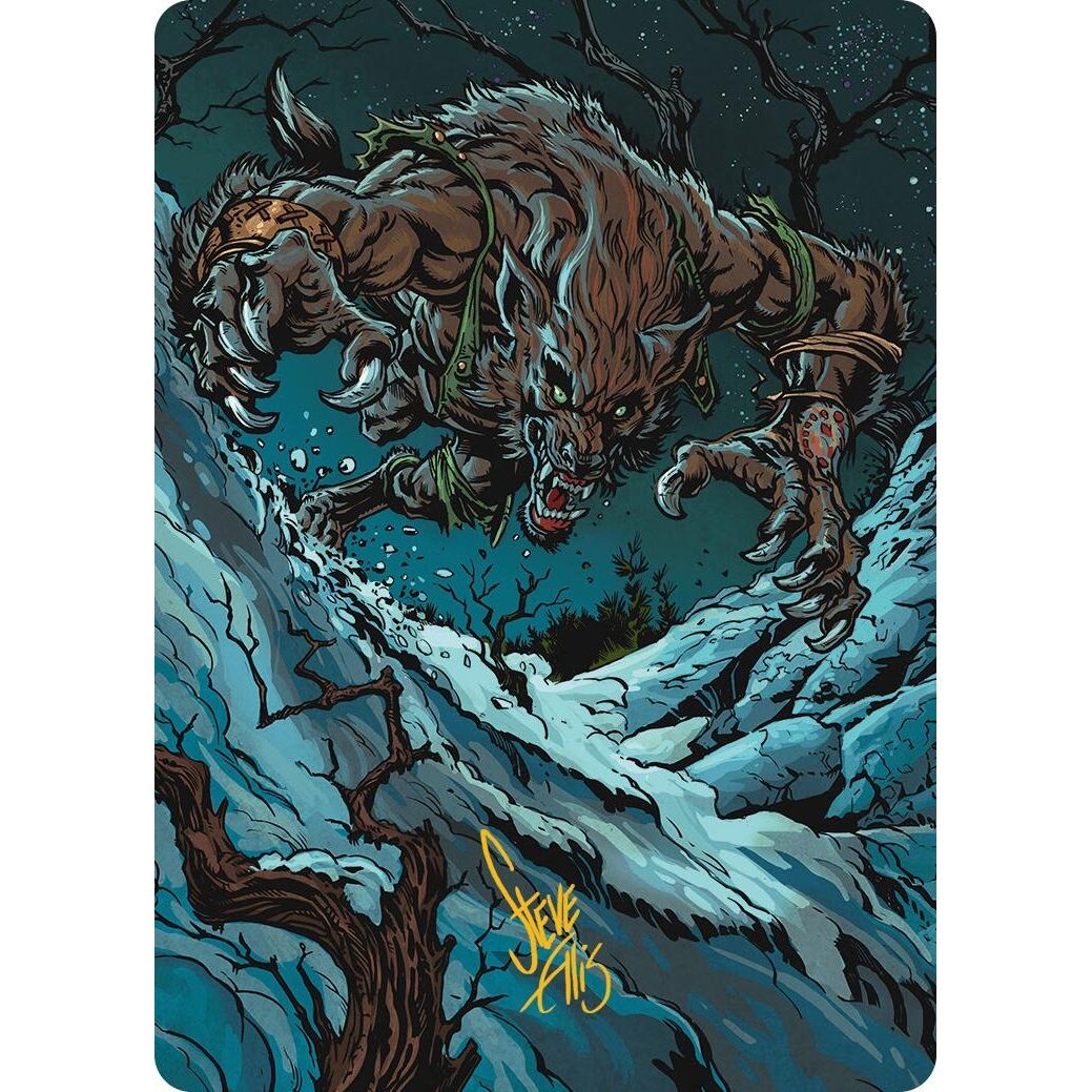 Image for Ravager of the Fells Art Card (Gold-Stamped Signature) (21) (AAINR) - Magic: The Gathering