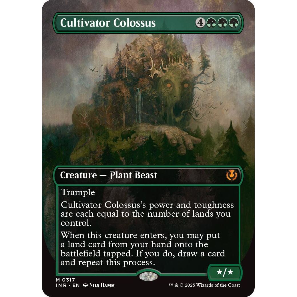 Image for Cultivator Colossus (Borderless) (317) (INR) - Magic: The Gathering