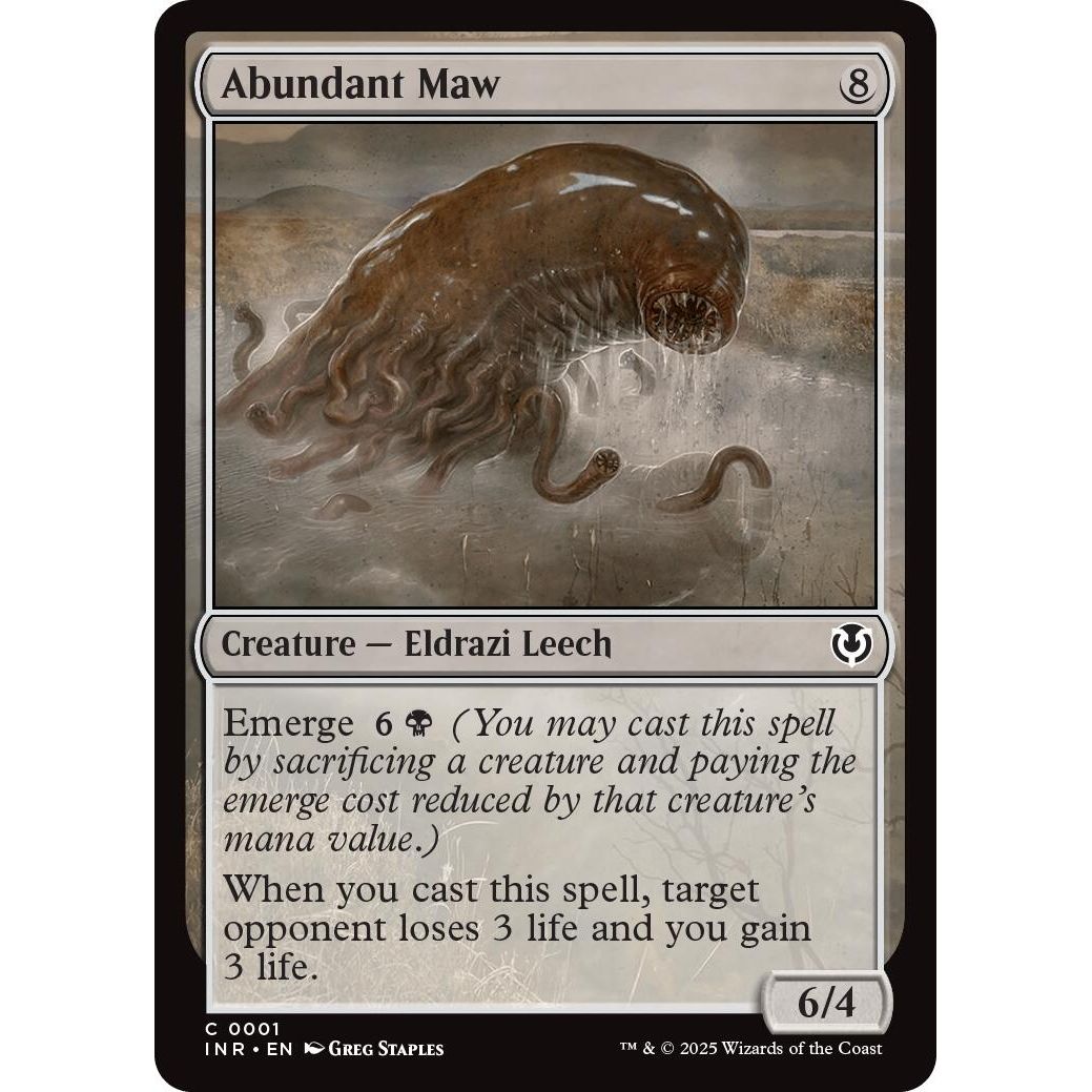 Image for Abundant Maw (1) (INR) - Magic: The Gathering