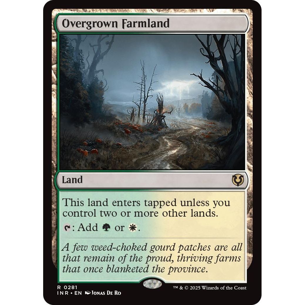 Image for Overgrown Farmland (281) (INR) - Magic: The Gathering