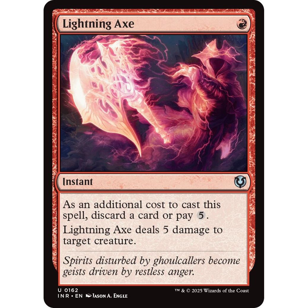 Image for Lightning Axe (162) (INR) - Magic: The Gathering