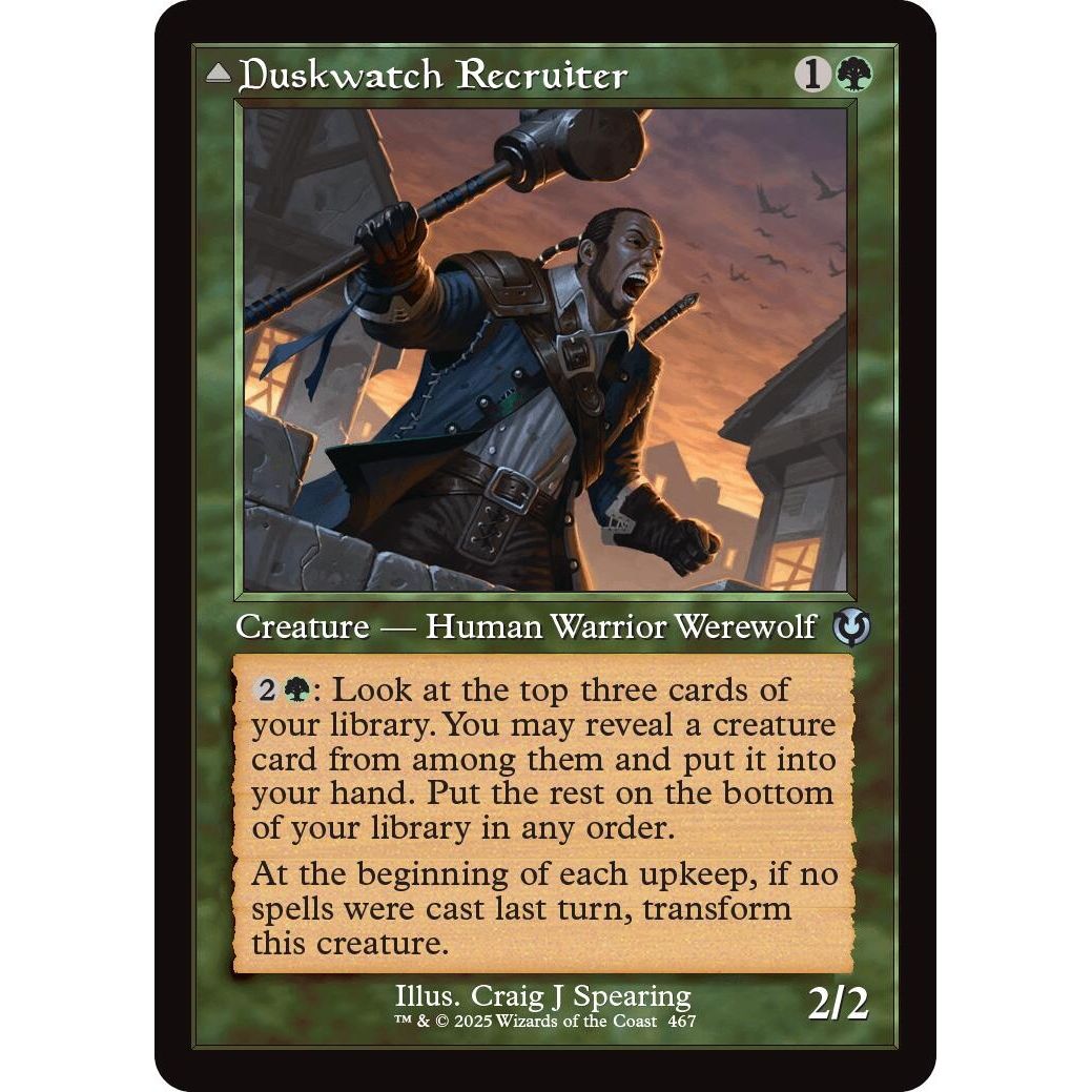 Image for Duskwatch Recruiter (Retro Frame) (467) (INR) - Magic: The Gathering