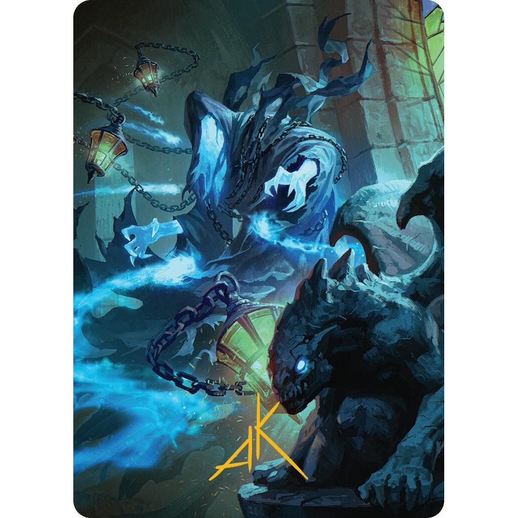 Image for Mausoleum Wanderer Art Card (Gold-Stamped Signature) (7) (AAINR) - Magic: The Gathering