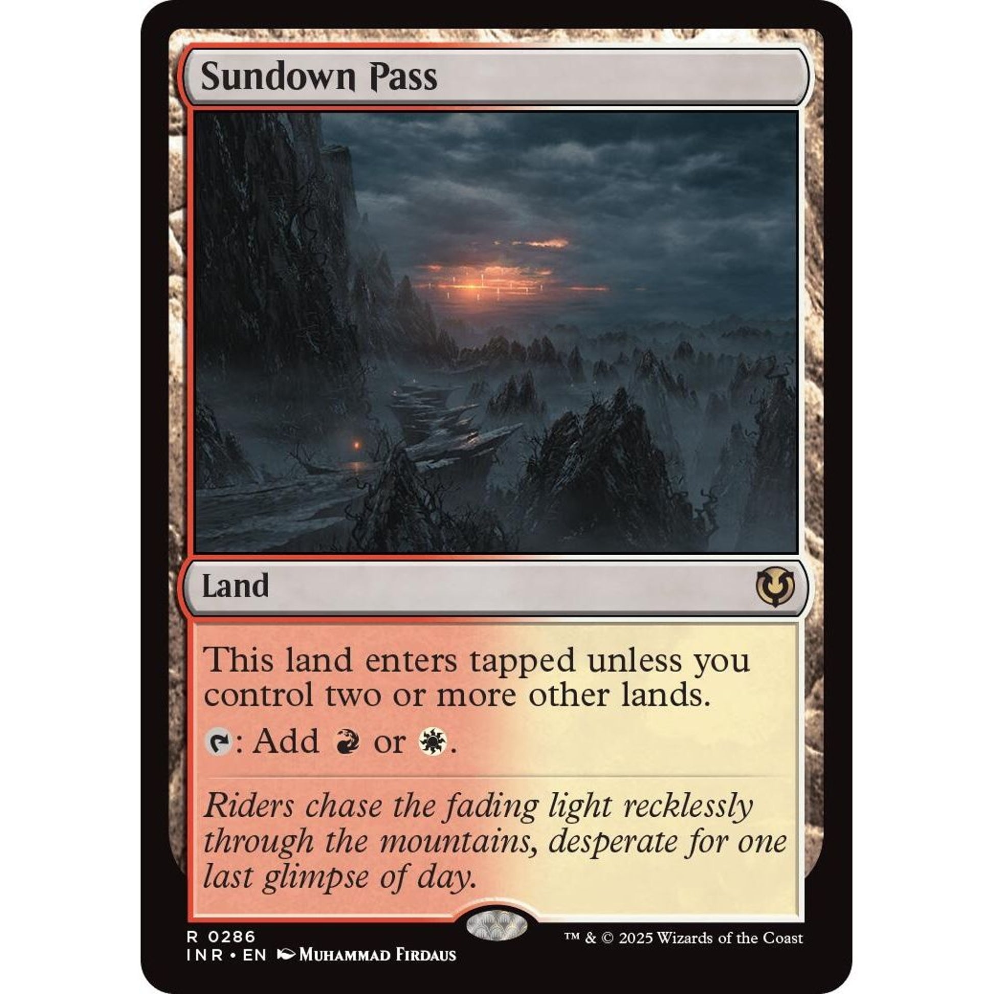Image for Sundown Pass (286) (INR) - Magic: The Gathering