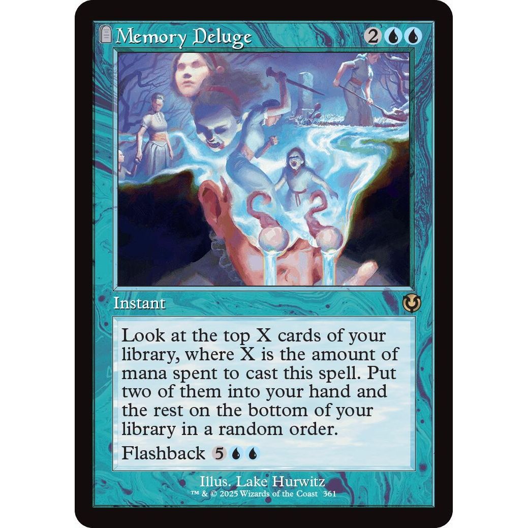 Image for Memory Deluge (Retro Frame) (361) (INR) - Magic: The Gathering