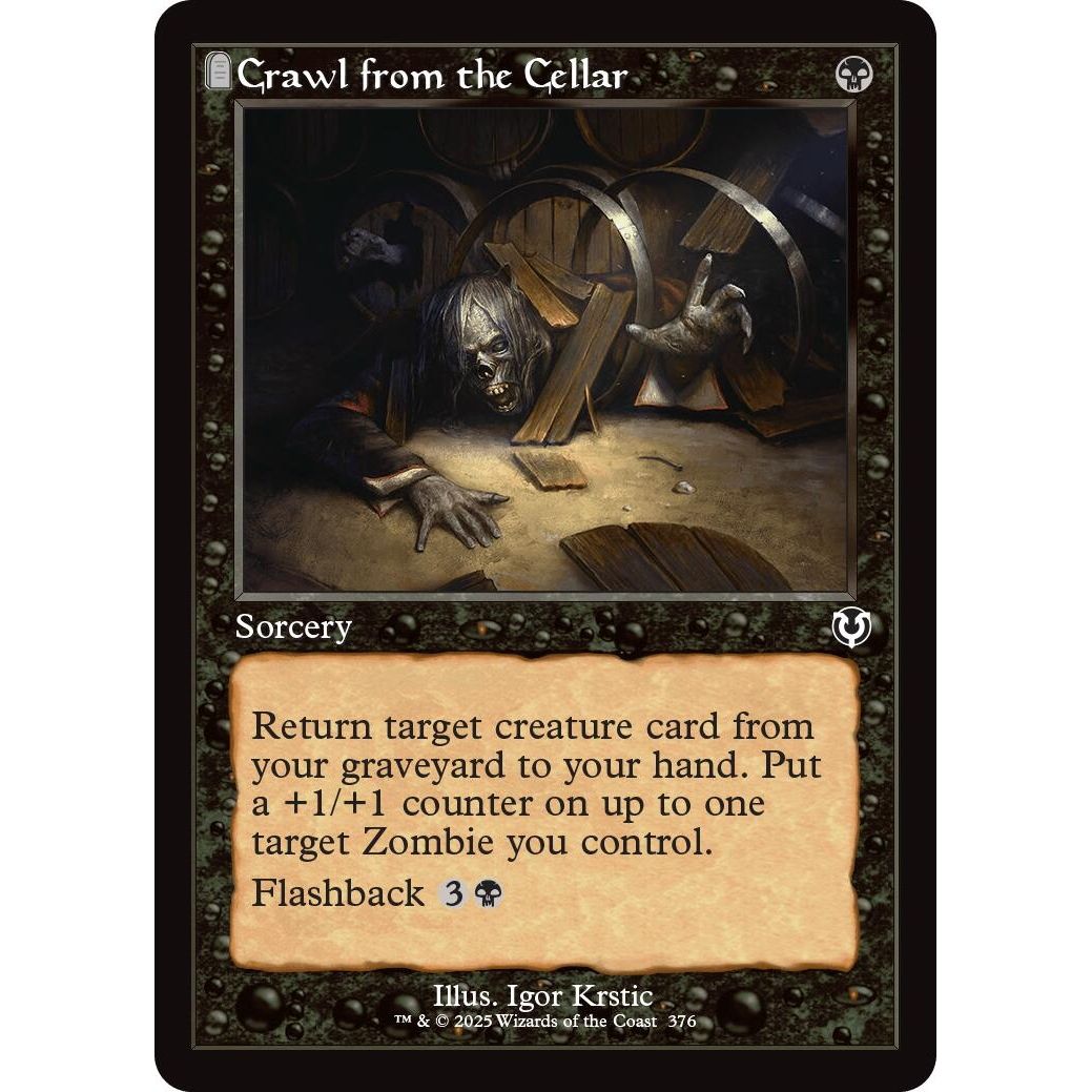 Image for Crawl from the Cellar (Retro Frame) (376) (INR) - Magic: The Gathering