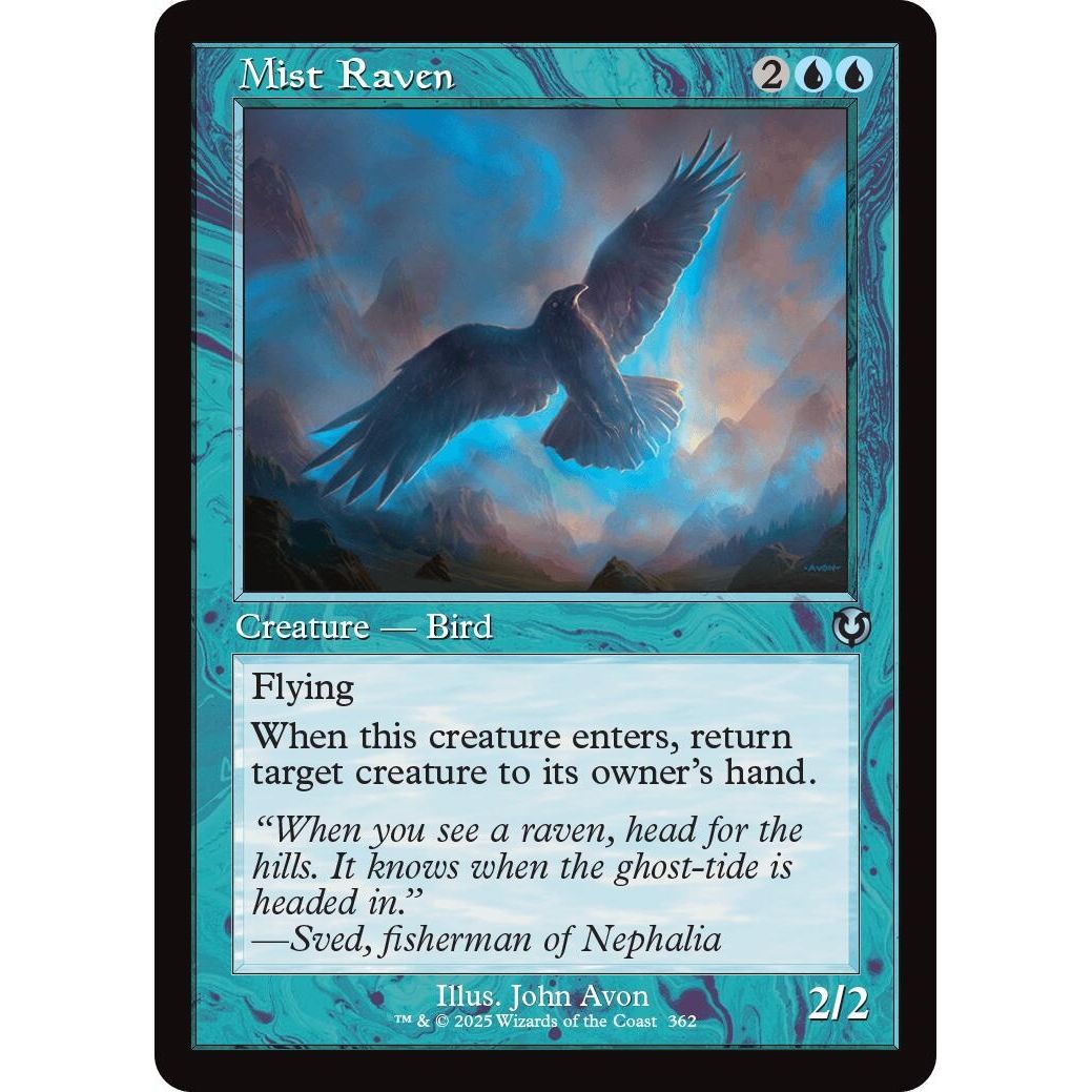 Image for Mist Raven (Retro Frame) (362) (INR) - Magic: The Gathering