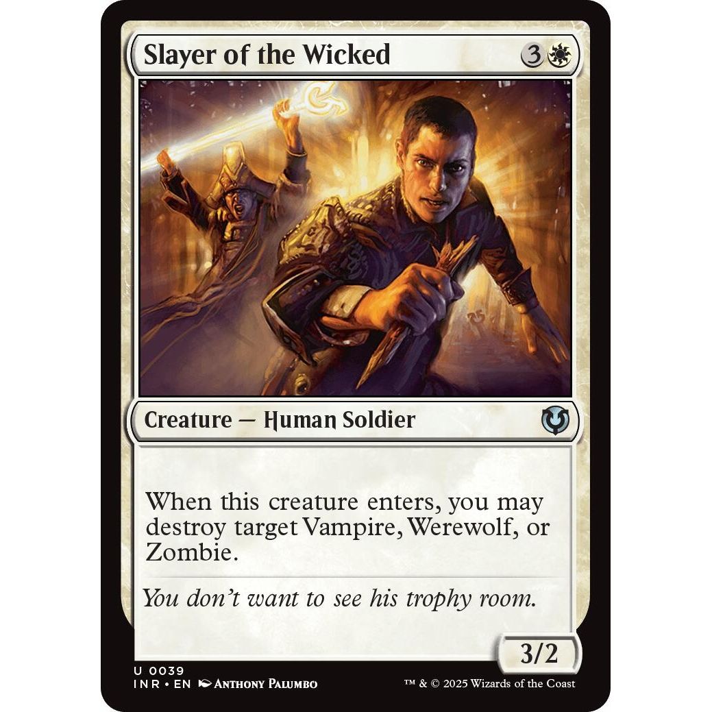 Image for Slayer of the Wicked (39) (INR) - Magic: The Gathering
