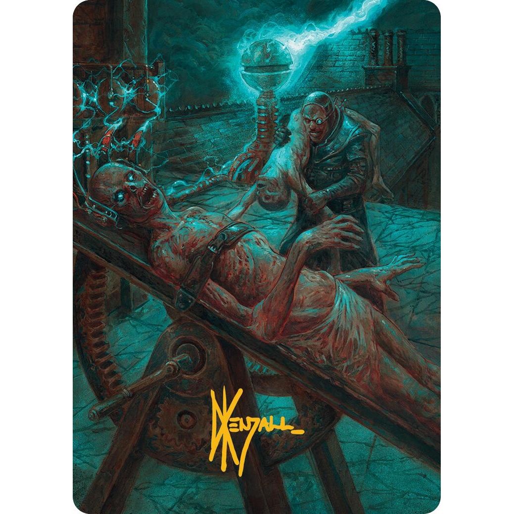 Image for Rooftop Storm Art Card (Gold-Stamped Signature) (8) (AAINR) - Magic: The Gathering