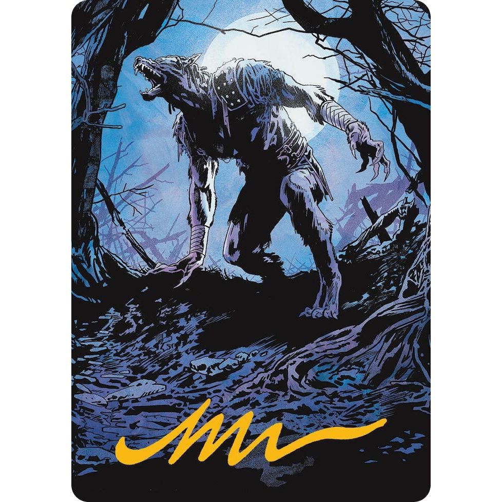 Image for Krallenhorde Howler Art Card (Gold-Stamped Signature) (19) (AAINR) - Magic: The Gathering