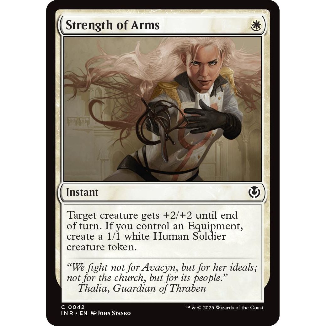 Image for Strength of Arms (42) (INR) - Magic: The Gathering
