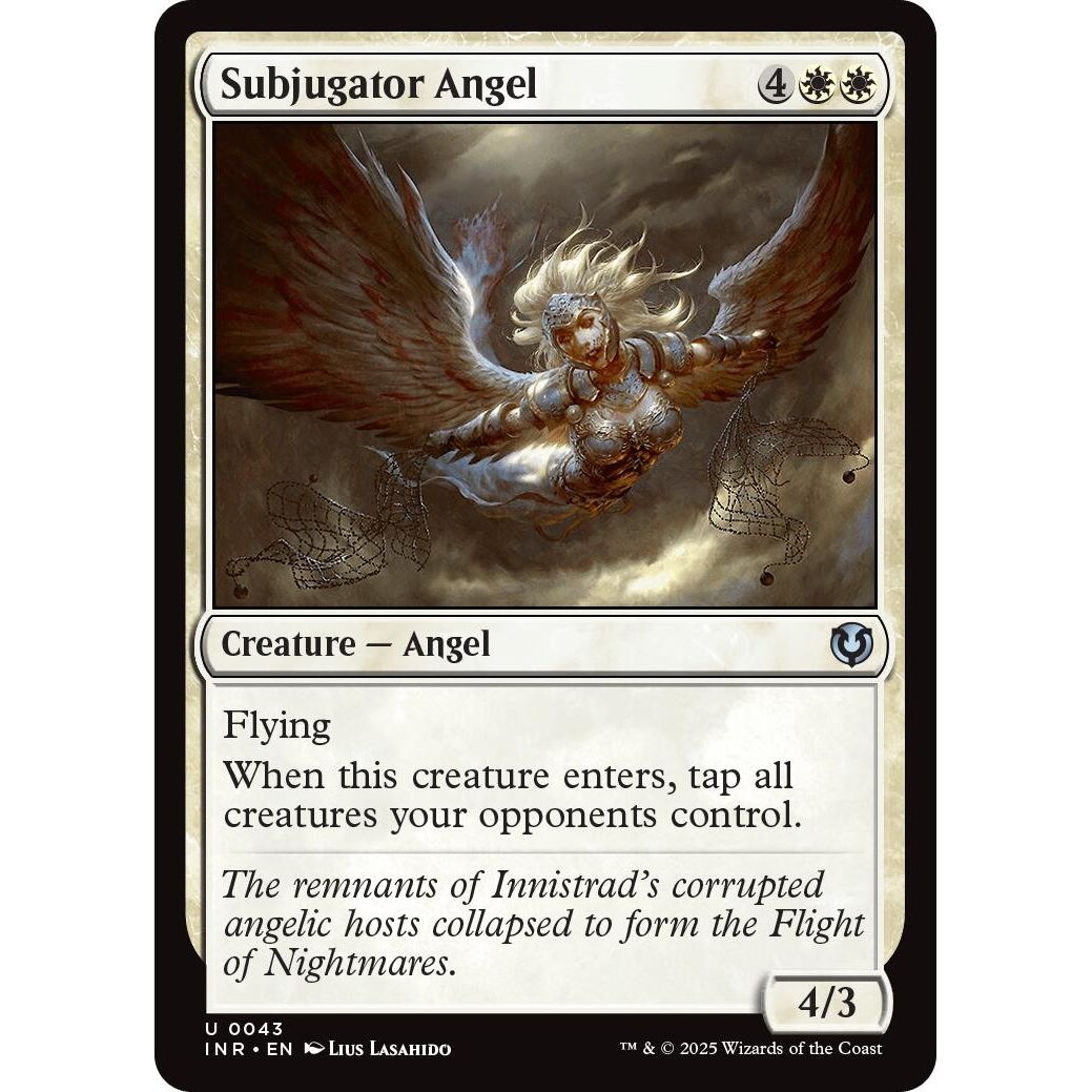 Image for Subjugator Angel (43) (INR) - Magic: The Gathering