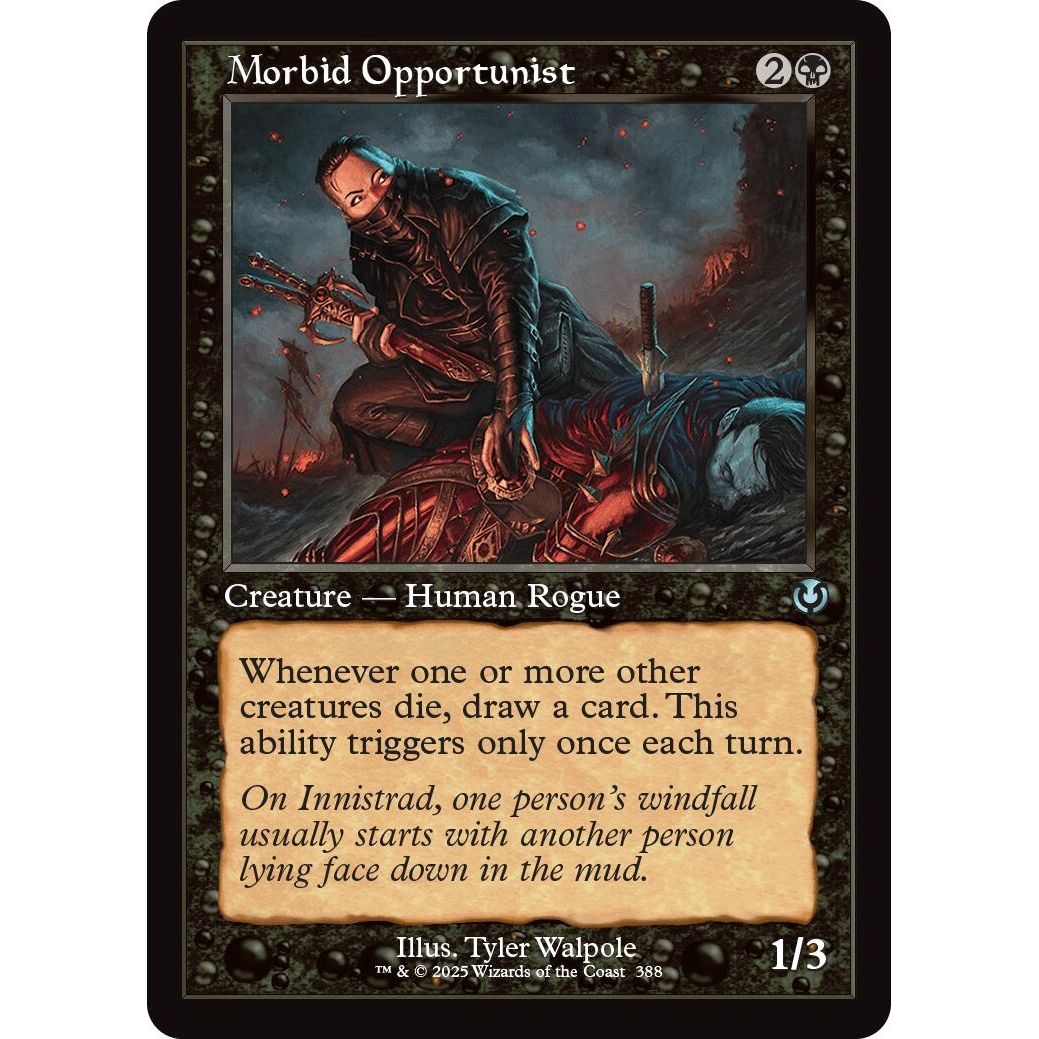 Image for Morbid Opportunist (Retro Frame) (388) (INR) - Magic: The Gathering