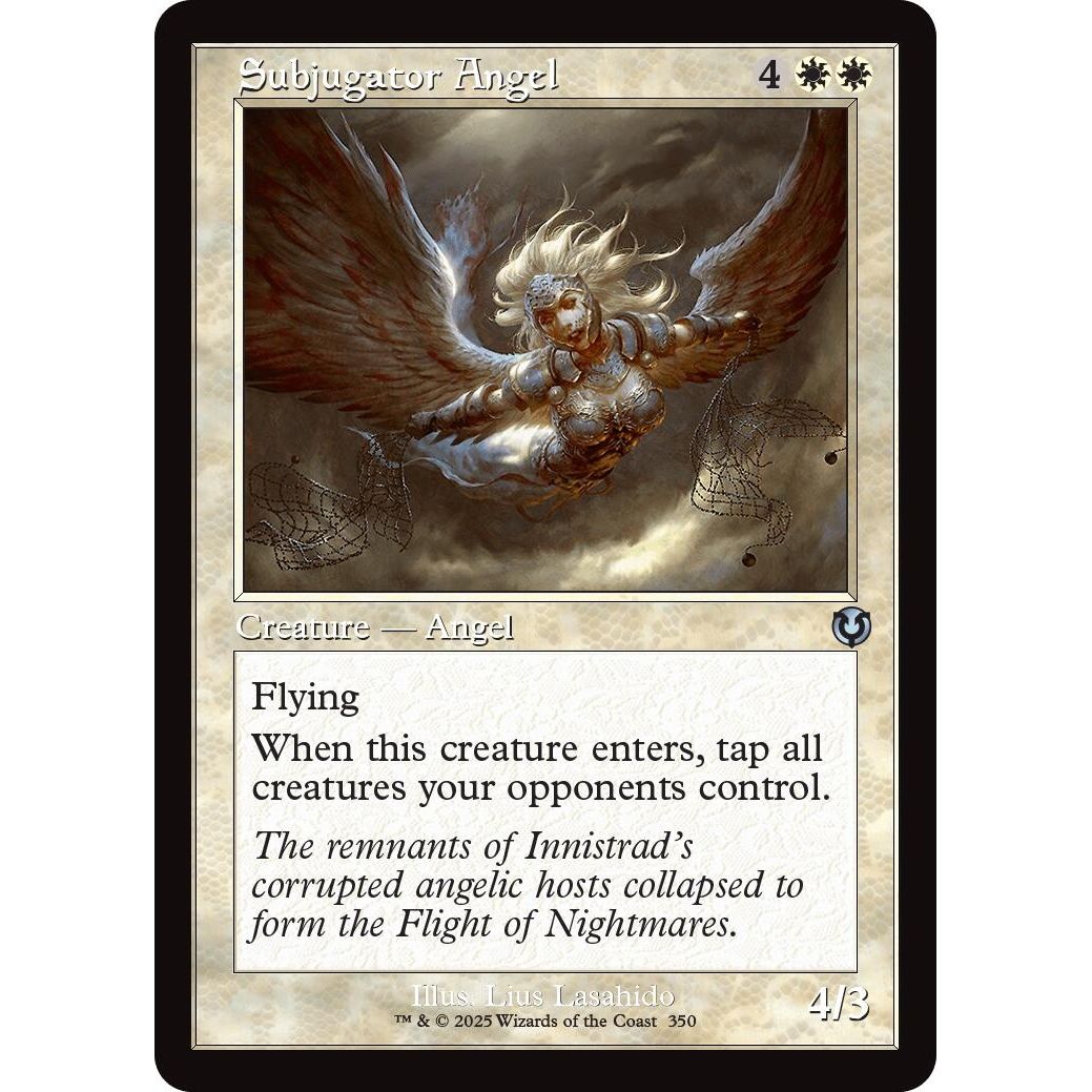 Image for Subjugator Angel (Retro Frame) (350) (INR) - Magic: The Gathering