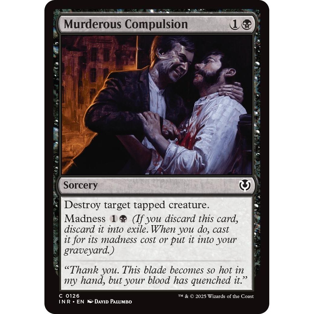 Image for Murderous Compulsion (126) (INR) - Magic: The Gathering