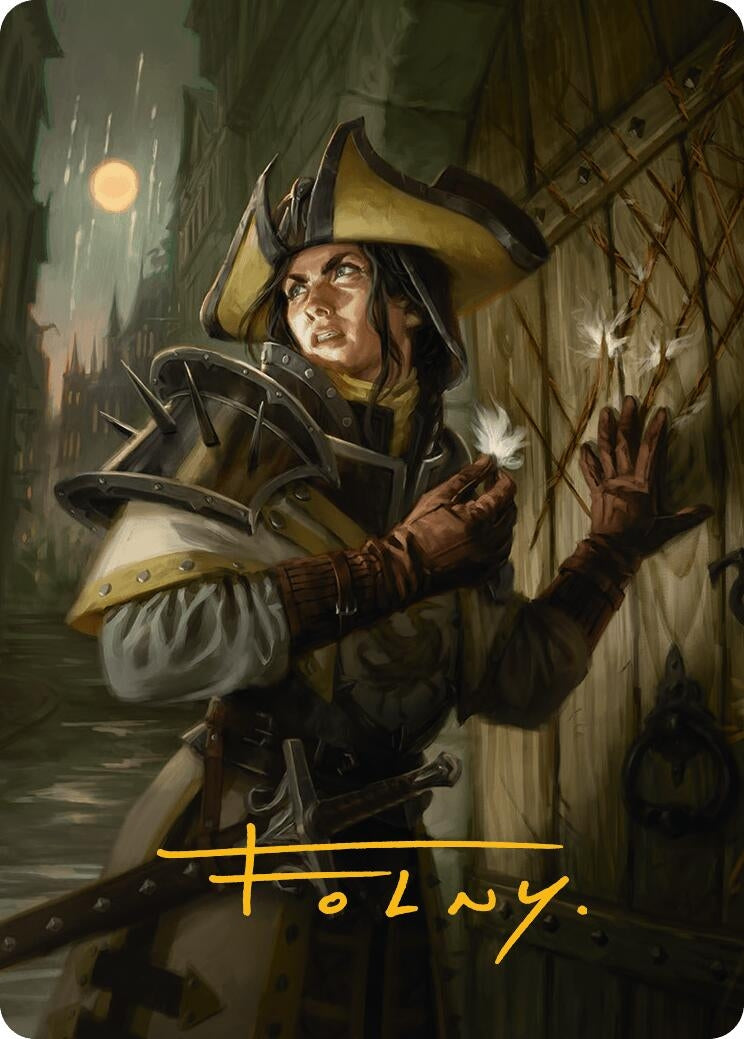 Image for Thraben Inspector Art Card (Gold-Stamped Signature) (3) - Magic: The Gathering