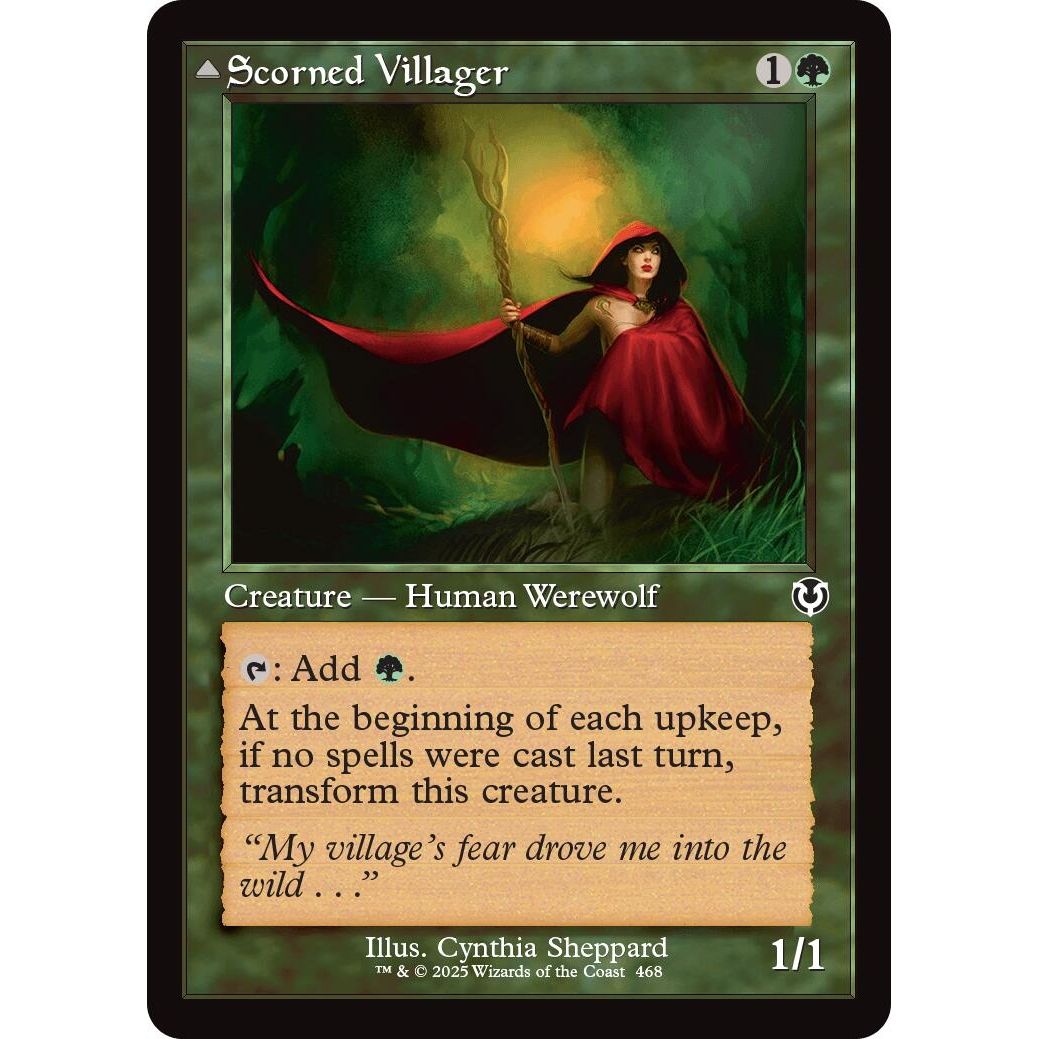 Image for Scorned Villager (Retro Frame) (468) (INR) - Magic: The Gathering