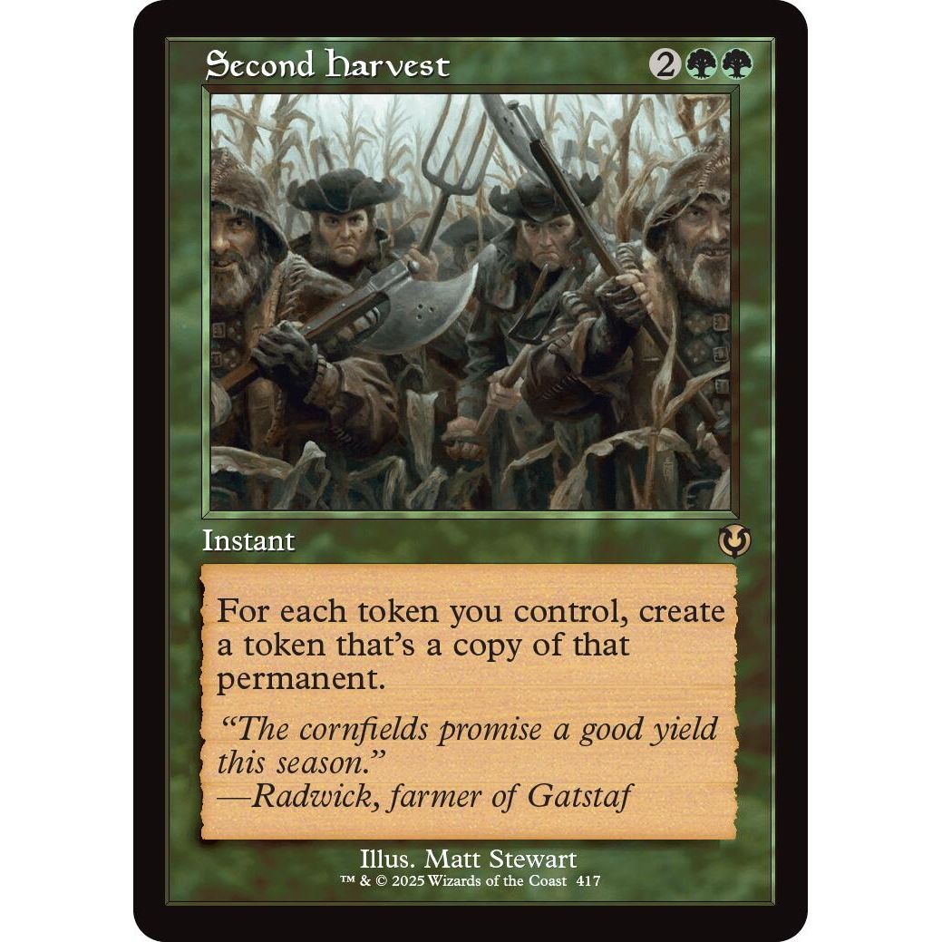 Image for Second Harvest (Retro Frame) (417) (INR) - Magic: The Gathering