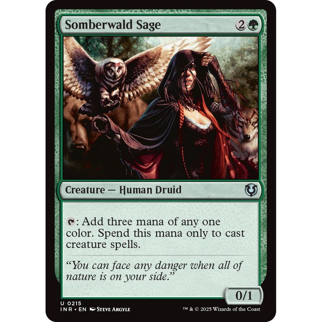 Image for Somberwald Sage (215) (INR) - Magic: The Gathering