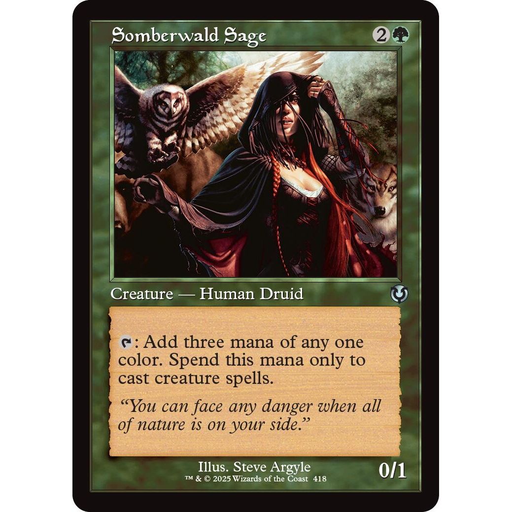 Image for Somberwald Sage (Retro Frame) (418) (INR) - Magic: The Gathering