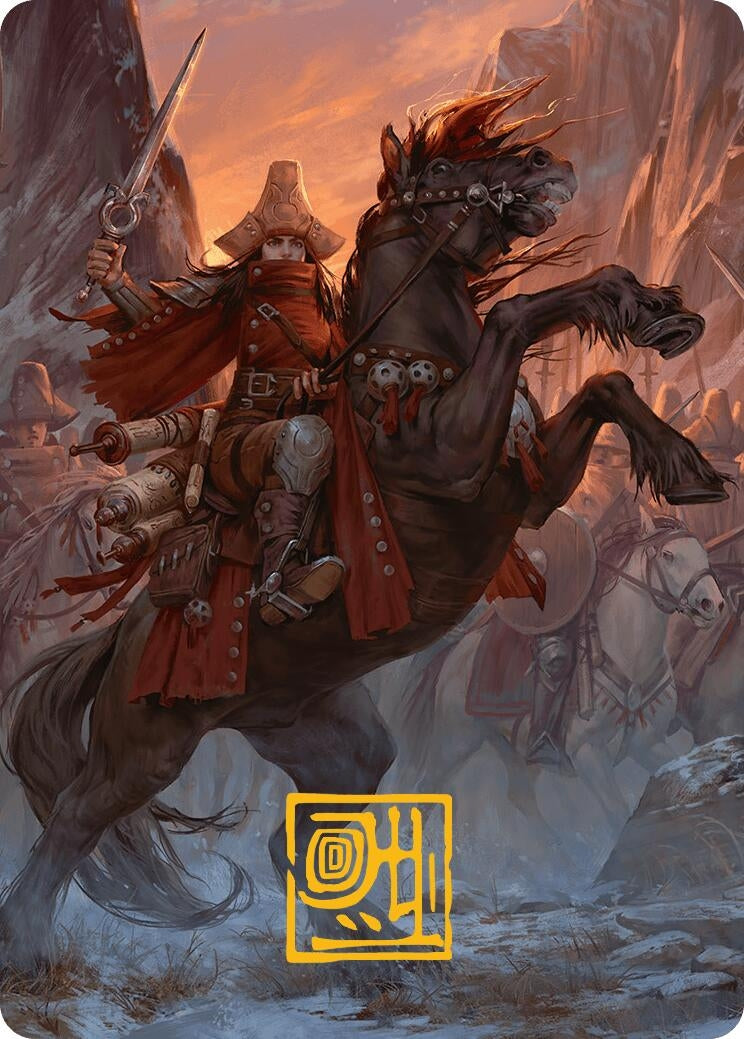 Image for Zealous Conscripts Art Card (Gold-Stamped Signature) (12) - Magic: The Gathering