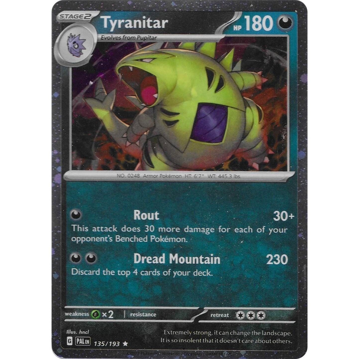 Image for Tyranitar - 135/193 (Cosmo Foil) (135/193) (MCAP) - Pokemon