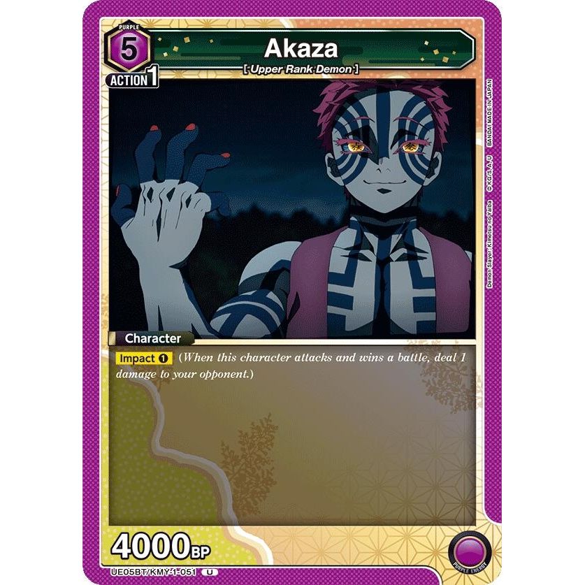 Image for Akaza (051) (UE05BT/KMY-1-051) (UE05BT) - Union Arena