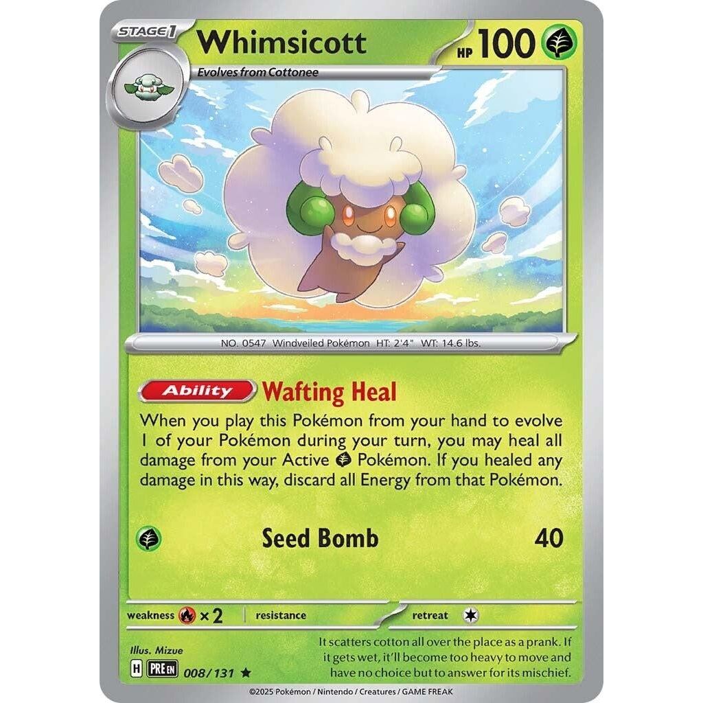 Image for Whimsicott (008/131) (PRE) - Pokemon