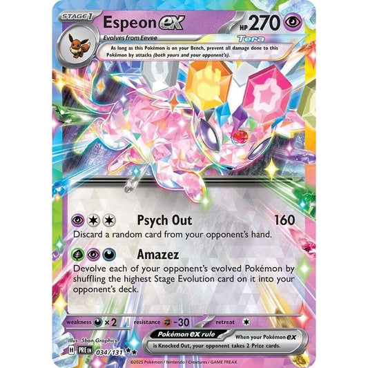 Image for Espeon ex (034/131) (PRE) - Pokemon