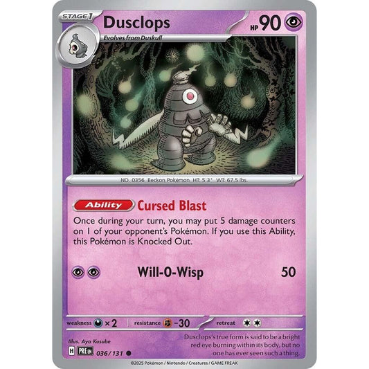Image for Dusclops (036/131) (PRE) - Pokemon