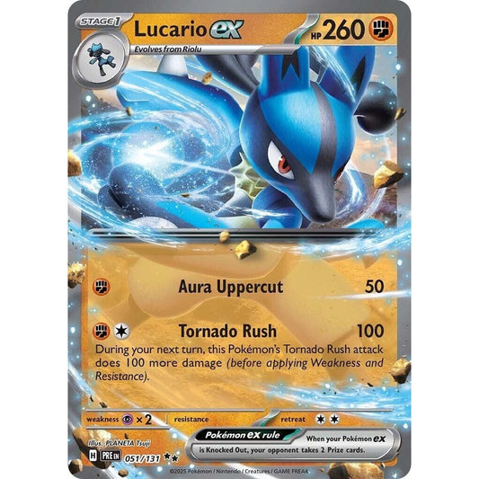 Image for Lucario ex (051/131) (PRE) - Pokemon