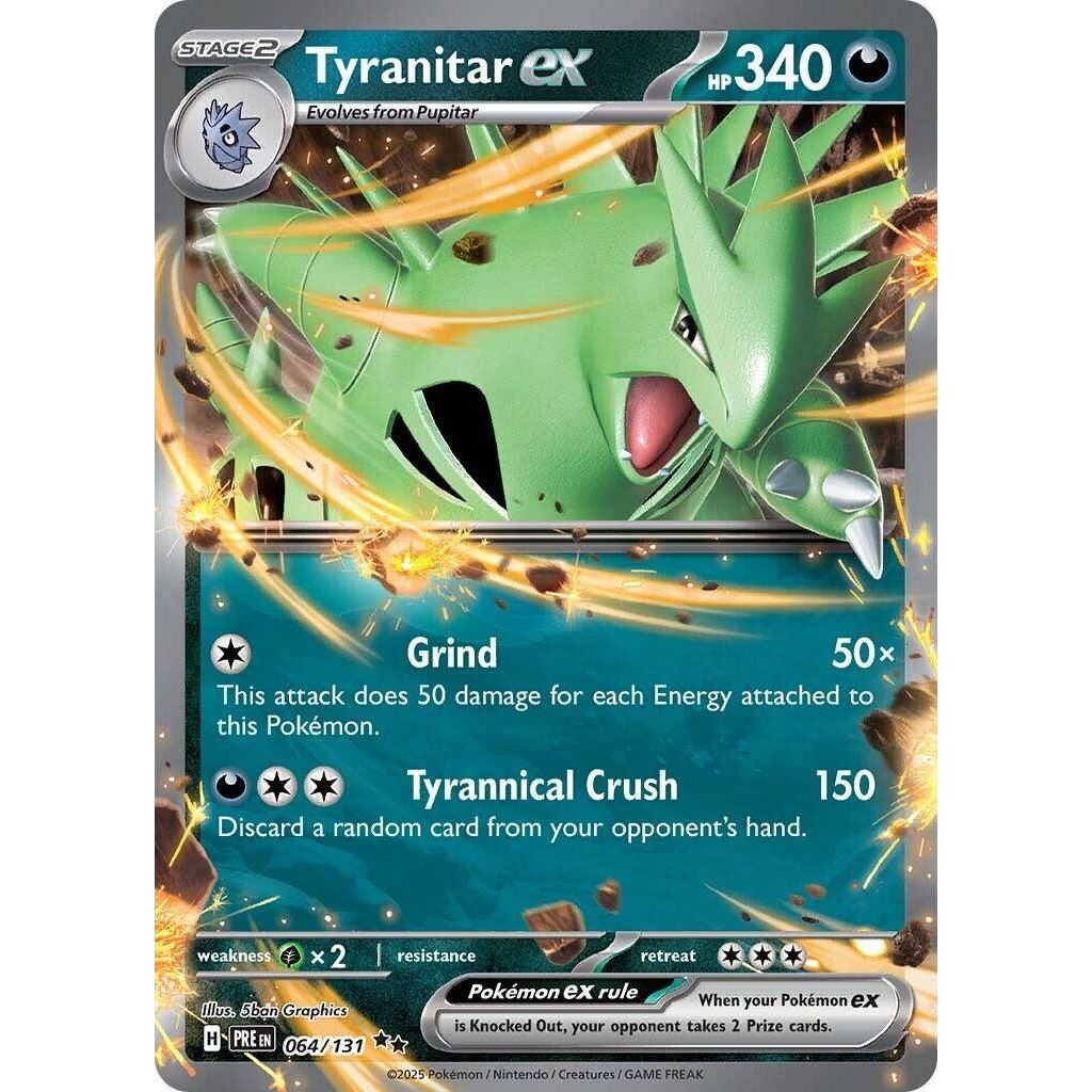 Image for Tyranitar ex (064/131) (PRE) - Pokemon
