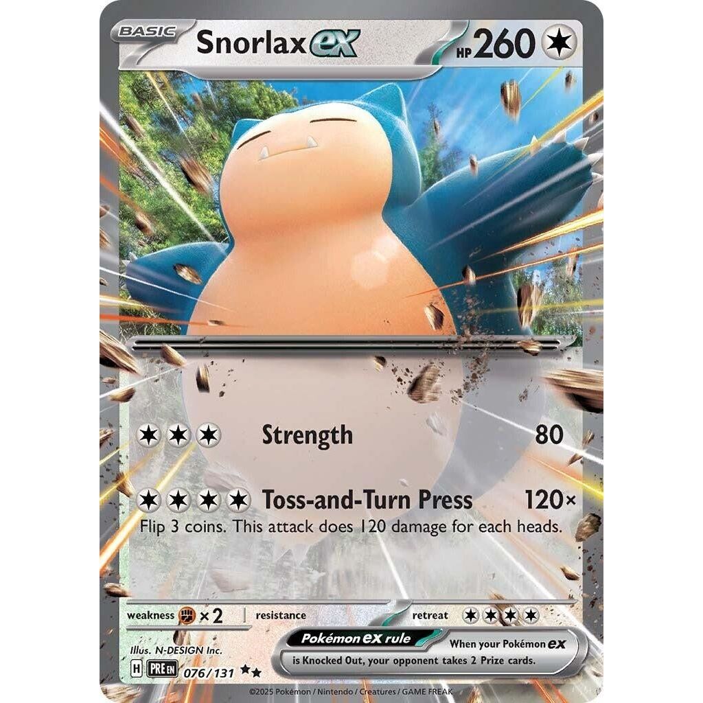 Image for Snorlax ex (076/131) (PRE) - Pokemon