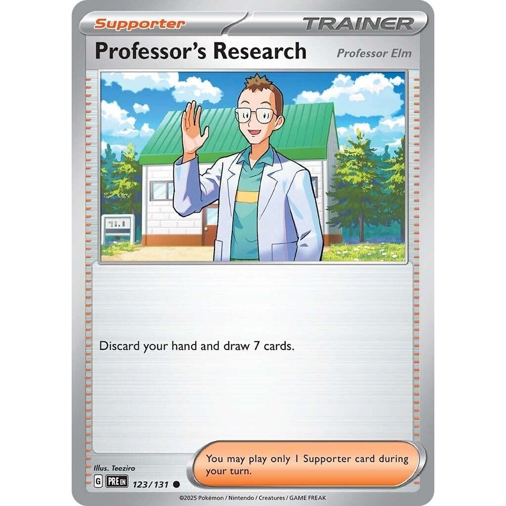 Image for Professor's Research [Professor Elm] (123/131) (PRE) - Pokemon