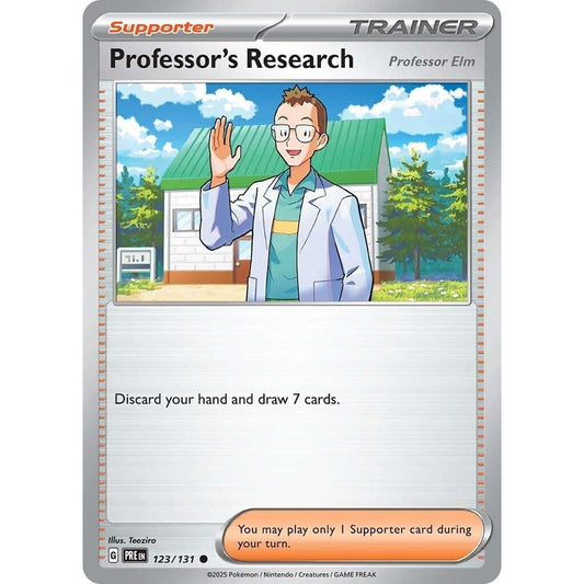 Image for Professor's Research [Professor Elm] (123/131) (PRE) - Pokemon