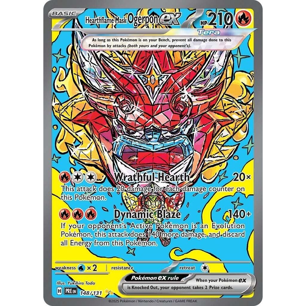 Image for Hearthflame Mask Ogerpon ex (148/131) (PRE) - Pokemon