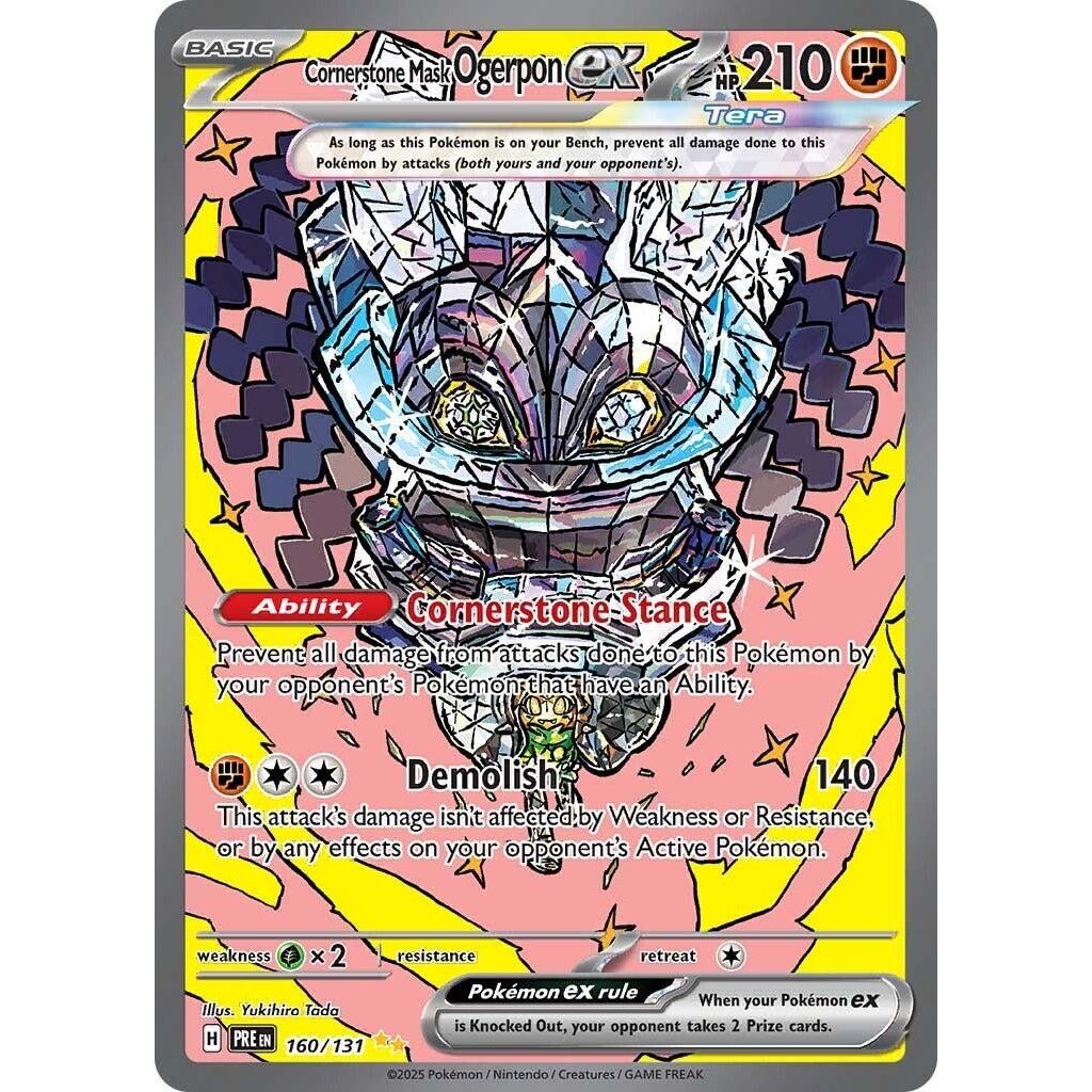 Image for Cornerstone Mask Ogerpon ex (160/131) (PRE) - Pokemon