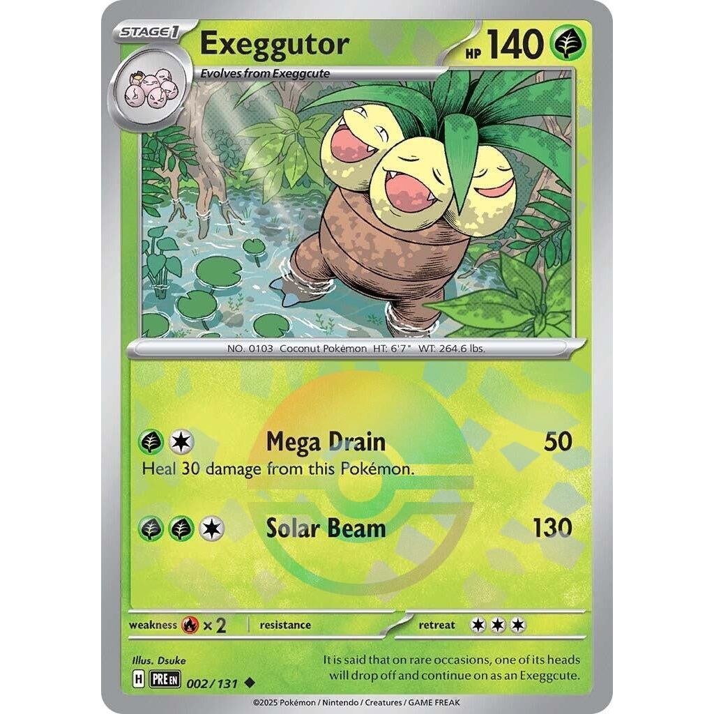 Image for Exeggutor (Poke Ball Pattern) (002/131) (PRE) - Pokemon